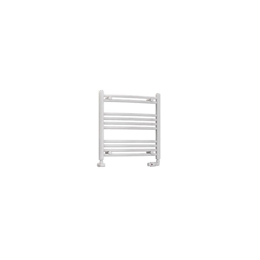 Eastbrook Wendover 600 x 600mm Curved Towel Multirail Gloss White | 41.0099