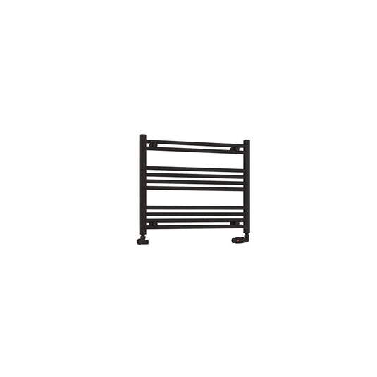 Eastbrook Wendover 600 x 750mm Straight Multirail Matt Black | 41.0665