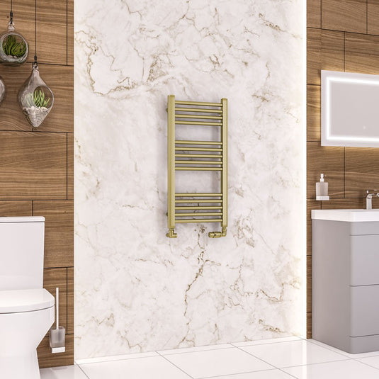 Eastbrook Wendover 800 x 400mm Straight Multirail Brushed Brass | 41.0701