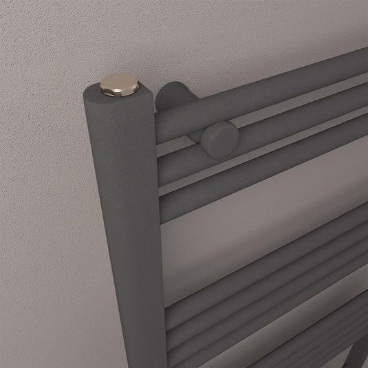 Eastbrook Wendover Straight 1800 x 500mm Towel Multirail Matt Anthracite | 41.0326