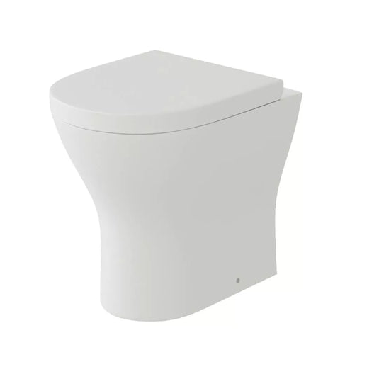 Eastbrook Westmere Back To Wall WC Pan White | 63.0015 - Envy Bathrooms Ltd