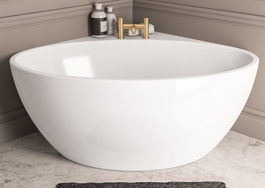 Eastbrook Whitchurch Corner Bath (Inc Waste) 1270 x 1270mm White | 33.0045