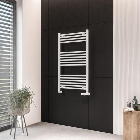 Eastbrook Wingrave 1000 x 600mm Straight Towel Multirail Matt White | 89.0064