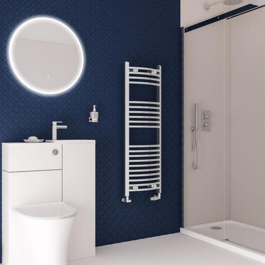 Eastbrook Wingrave 1200 x 400mm Curved Towel Multirail Chrome | 89.0390