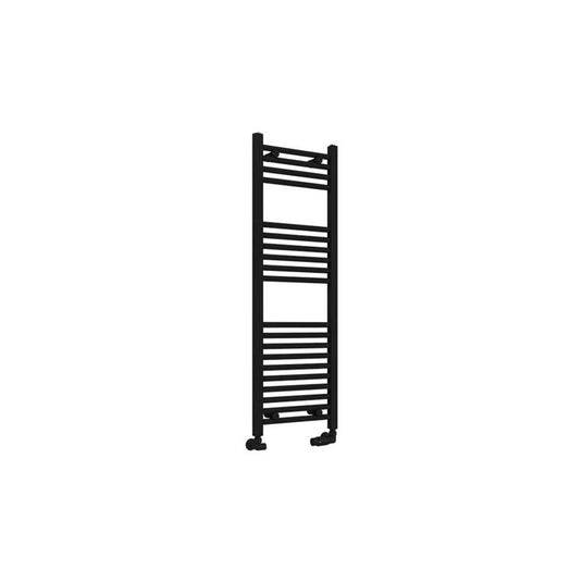 Eastbrook Wingrave 1200 x 400mm Straight Towel Multirail Matt Black | 89.0602