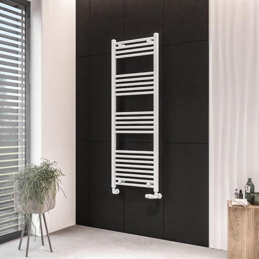 Eastbrook Wingrave 1400 x 500mm Straight Towel Multirail Matt White | 89.0540