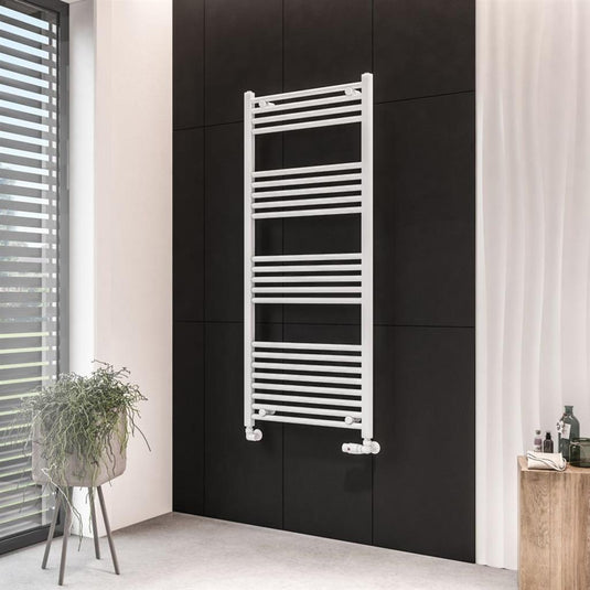 Eastbrook Wingrave 1400 x 600mm Straight Towel Multirail Matt White | 89.0541
