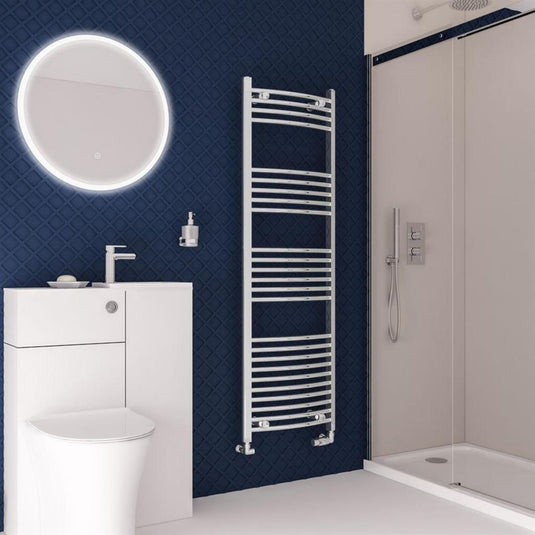Eastbrook Wingrave 1600 x 500mm Curved Towel Multirail Chrome | 89.0394