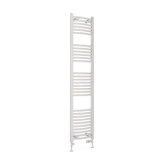 Eastbrook Wingrave 1800 x 400mm Curved Towel Multirail Gloss White | 89.0708