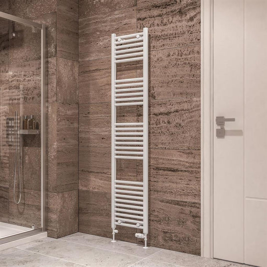 Eastbrook Wingrave 1800 x 400mm Straight Towel Multirail Gloss White | 89.0117