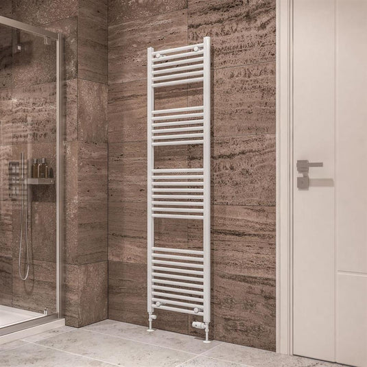 Eastbrook Wingrave 1800 x 500mm Straight Towel Multirail Gloss White | 89.0122