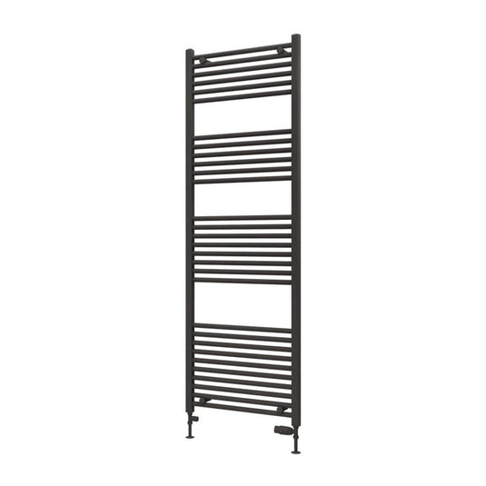 Eastbrook Wingrave 1800 x 600mm Straight Towel Multirail Matt Anthracite | 89.0082