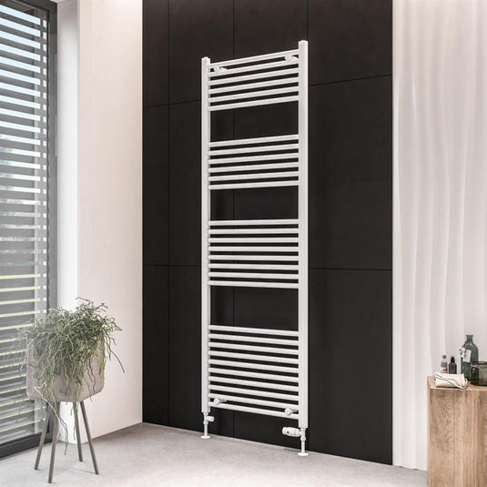 Eastbrook Wingrave 1800 x 600mm Straight Towel Multirail Matt White | 89.0067