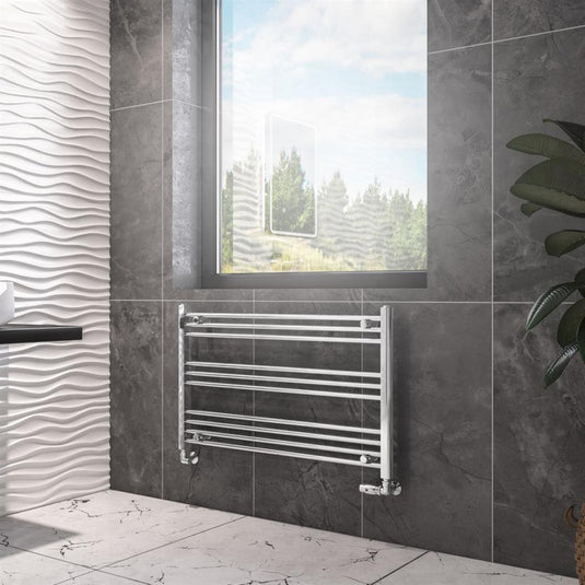 Eastbrook Wingrave 600 x 1000mm Straight Towel Multirail Chrome | 89.1449