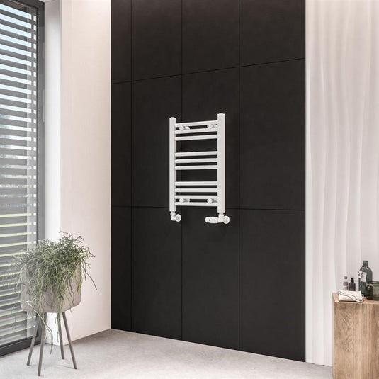 Eastbrook Wingrave 600 x 400mm Straight Towel Multirail Matt White | 89.0657
