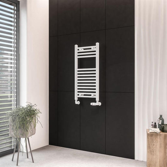 Eastbrook Wingrave 800 x 400mm Straight Towel Multirail Matt White | 89.0053