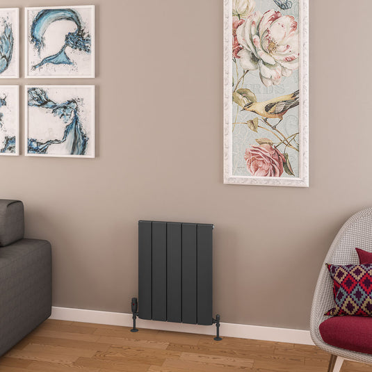 Eastbrook Withington 600 x 470mm Aluminium Radiator Matt Anthracite | 89.0772