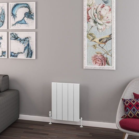 Eastbrook Withington 600 x 470mm Aluminium Radiator Matt White | 89.0767