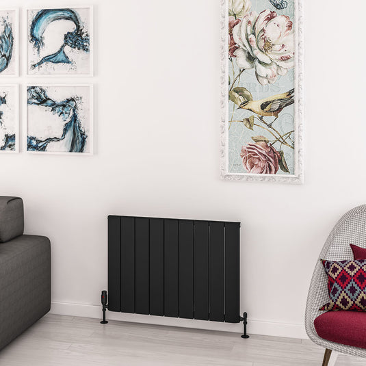 Eastbrook Withington 600 x 850mm Aluminium Radiator Matt Black | 89.0779