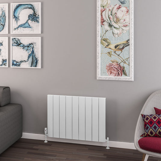 Eastbrook Withington 600 x 850mm Aluminium Radiator Matt White | 89.0769