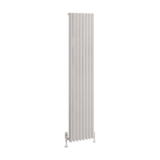 Eastbrook Witney 1800 x 375mm Aluminium Radiator Matt White | 89.0266