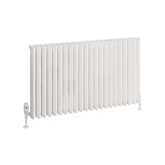 Eastbrook Witney 600 x 1040mm Aluminium Radiator Matt White | 89.0944