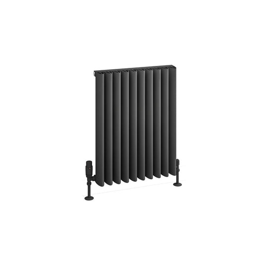 Eastbrook Witney 600 x 470mm Aluminium Radiator Matt Anthracite | 89.0974