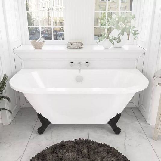 Eastbrook Richmond Bath Legs Matt Black | 33.0033