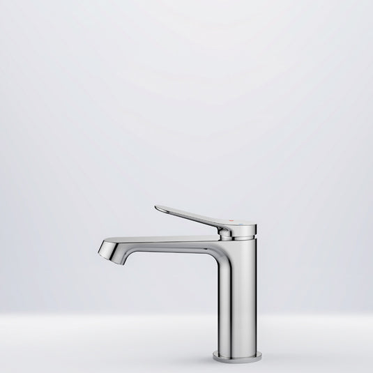 Flova Ascend 158mm Single Lever Basin Mixer Diamond Chrome | ASBAS - Envy Bathrooms Ltd