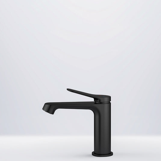 Flova Ascend 158mm Single Lever Basin Mixer Matt Black | MB-ASBAS - Envy Bathrooms Ltd