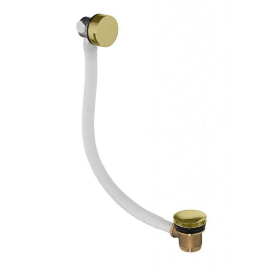 Flova Bath Overflow Filler With Clicker Waste – Brushed Gold - BG-BF1865 - Envy Bathrooms Ltd
