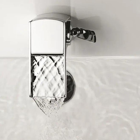 Flova Cascade Waterfall Mono Basin Mixer Tap with Clicker Waste CABAS - Envy Bathrooms Ltd