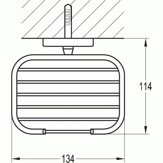 Flova Coco 134mm Wire Soap Dish - Envy Bathrooms Ltd