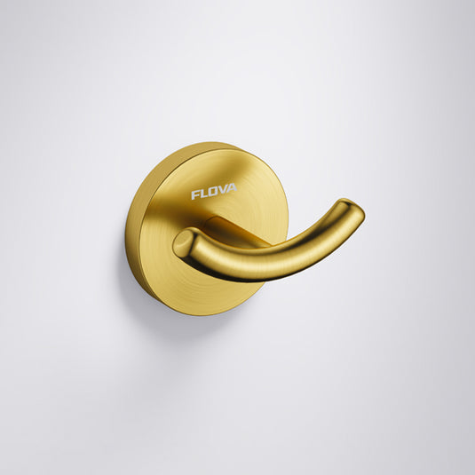 Flova Coco Robe Hook Brushed Gold | BG-CO8906-9 - Envy Bathrooms Ltd
