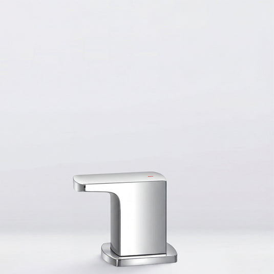 Flova Dekka Deck Mounted Hot Shut Off Valve Diamond Chrome | DEDMH - Envy Bathrooms Ltd