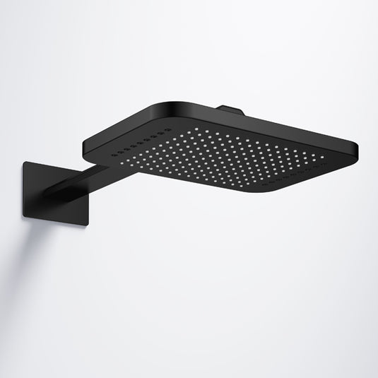 Flova Design 2-Function Deluxe Rainshower Matt Black | MB-KI0735 - Envy Bathrooms Ltd