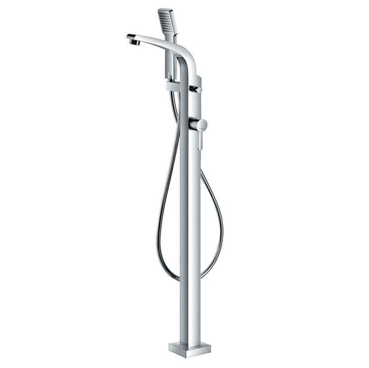 Flova Essence Floorstanding Bath Shower Mixer Tap with Handset ESFMBSM - Envy Bathrooms Ltd