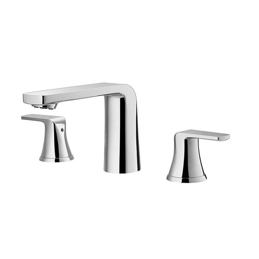 Flova Fusion 3 Hole Basin Mixer Tap with Clicker Waste FN3HBAS - Envy Bathrooms Ltd