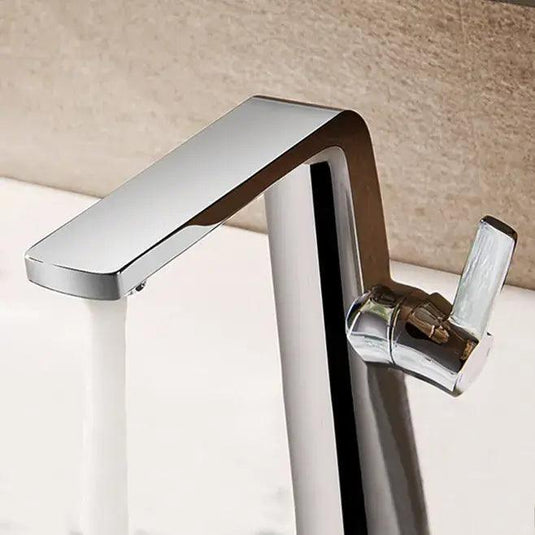 Flova Fusion Tall Mono Basin Mixer Tap with Clicker Waste FNTBAS - Envy Bathrooms Ltd