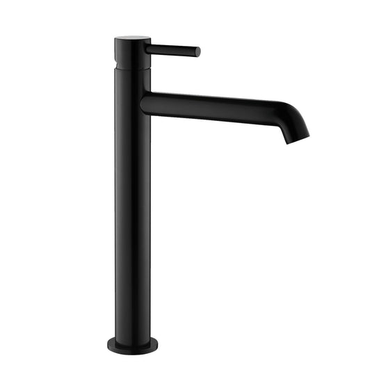 Flova Levo 308mm Single Lever Basin Mixer Tap – Matt Black - MB-LVTBAS-20 - Envy Bathrooms Ltd