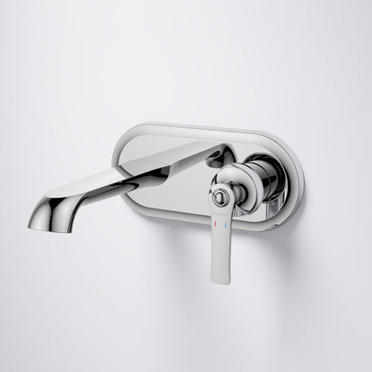 Flova Liberty 2-Hole Concealed Basin/Bath Mixer Finishing Set Diamond Chrome | LI2HBAS-TRIM - Envy Bathrooms Ltd