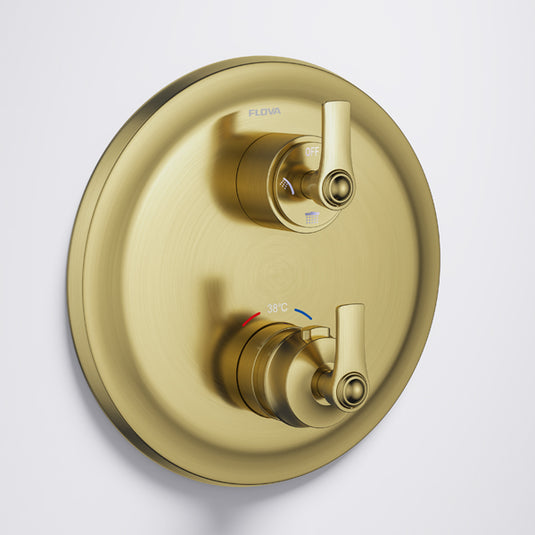 Flova Liberty GoTurn Finishing Kit Brushed Brass | BRB-LITRIM - Envy Bathrooms Ltd