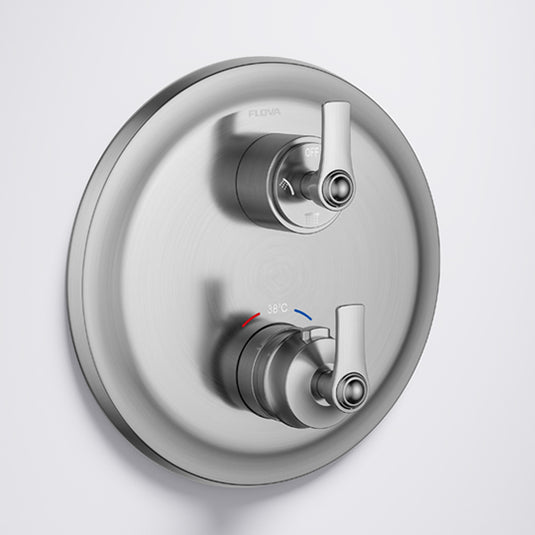 Flova Liberty GoTurn Finishing Kit Brushed Nickel | BN-LITRIM - Envy Bathrooms Ltd