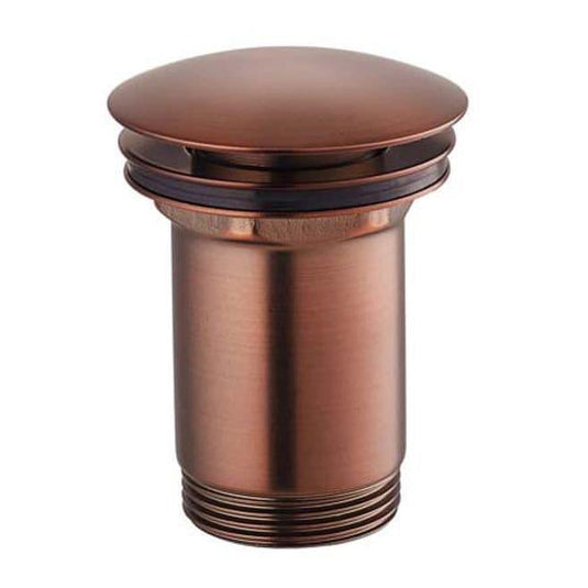 Flova Liberty Mono Basin Mixer Tap with Clicker Waste - Oil Rubbed Bronze LIBAS-ORB - Envy Bathrooms Ltd