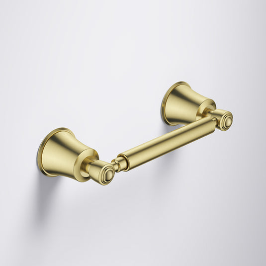 Flova Liberty Toilet Roll Holder Brushed Brass | LI8989B-BRB - Envy Bathrooms Ltd