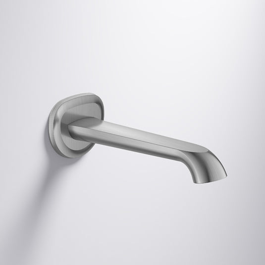 Flova Liberty Wall-Mounted Bath Spout Brushed Nickel | LISPOUT-BN - Envy Bathrooms Ltd