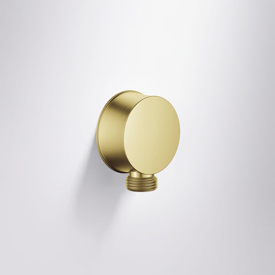 Flova Liberty Wall Outlet Elbow Brushed Brass | KIL120-BRB - Envy Bathrooms Ltd