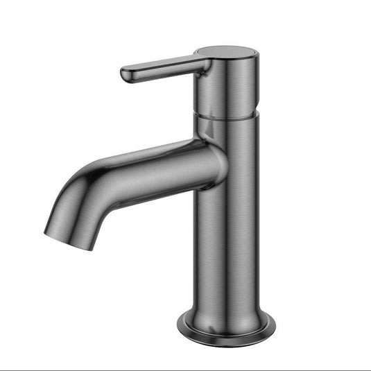 Flova Moonlight 145mm Single Lever Basin Mixer Tap – Gun Metal - GM-MLSBAS - Envy Bathrooms Ltd