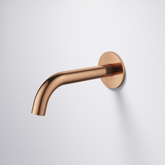 Flova Moonlight Round 170mm Bath Spout Brushed Bronze | BRO-LVSPOUT - Envy Bathrooms Ltd