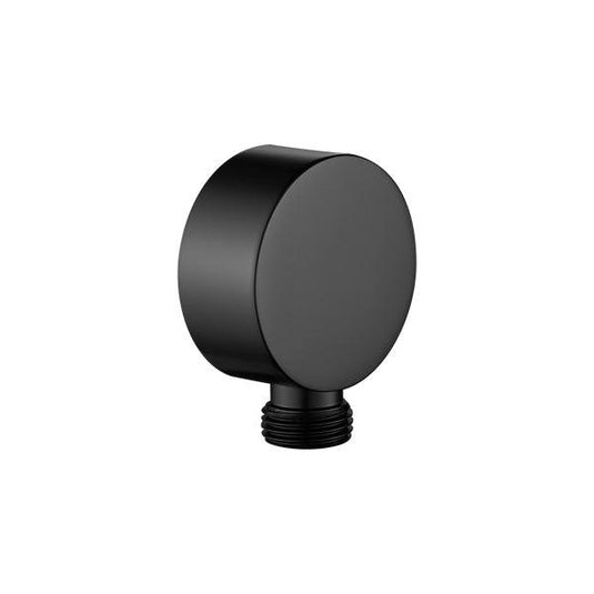Flova Round Wall Outlet Elbow – Matt Black - MB-KIA120 - Envy Bathrooms Ltd